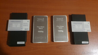 Investiční stříbro 1kg StoneX - 3