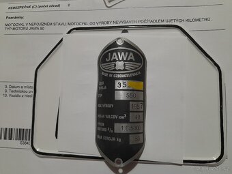 Jawa 550 rok 1957 rám s TP - 3