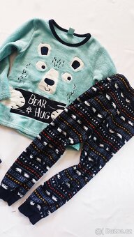 Froté pyžamo, fleesové pyžamo vel. 110 - 3