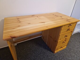 Psací stůl borovice 120x60 - 3