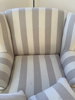 Velké křeslo pruhované - 3