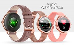 Chytré hodinky ALIGATOR WATCH GRACE RŮŽOVÁ - 3