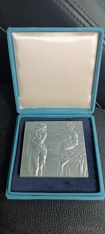 Unikátní párová sada plaket Ján Čejka - Chamtivec - 3