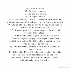 Vypracované maturitní otázky, základy společenských věd - 3