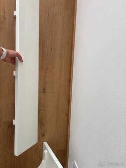Poličky -bíle, ikea - 3