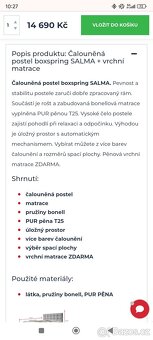 Postel boxspring 160x200 - 3