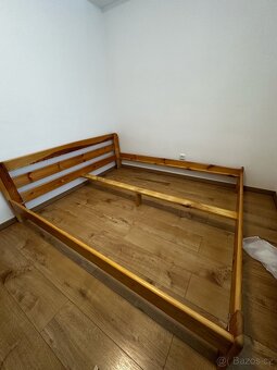 Postel masiv borovice 180 x 200 cm - 3