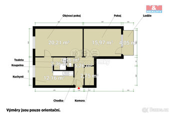 Prodej bytu 2+1, 60 m², Tachov, ul. Bělojarská - 3