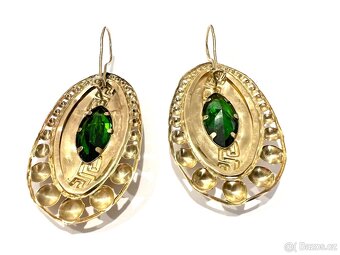 Zlaté náušnice,12,20g,zlato 585/1000 (14 kt) - 3