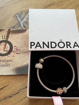 Pandora náramek a řetízek s přívěškem - 3