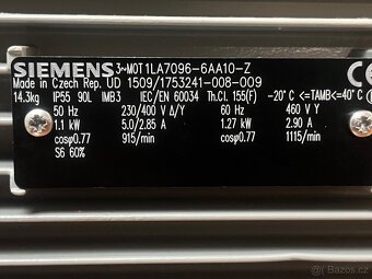 El.motor Siemens. (Nepoužitý) - 3