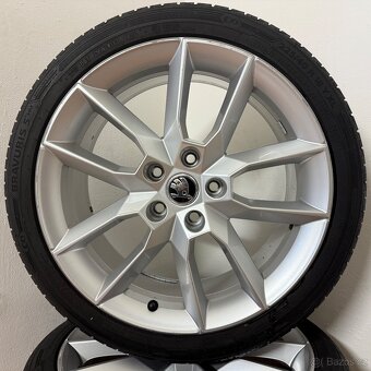 ŠKODA GEMINI OCTAVIA III 5x112 R18 ET51+LETNÍ 225/40R18 7mm - 3