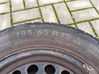 Zimní sada disků 5x112 s pneu 195/65 R15 - 3