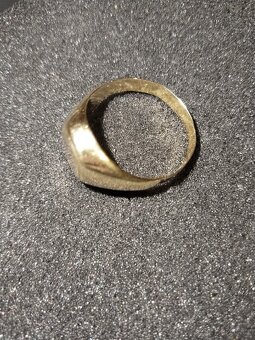 Pánský zlatý prsten - 3