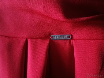 Červené dlouhé šaty Numoco velikost 38 - 3