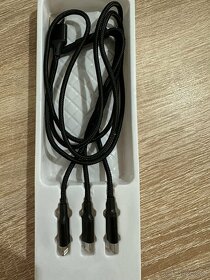 Kabel nabíjecí 3v1 USB/microUSB+Lightning+USB-C - 3