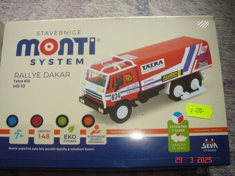 Prodám nové zabalené stavebnice MONTI SYSTÉM Dakar , Tatra a - 3