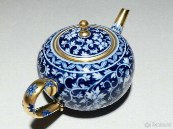 Meissen Tea Dejeuner Chinese with Floral Tendrils Limited Sp - 3