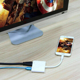 Adaptér iPhone HDMI - přpojení k monitoru, TV, projektoru... - 3
