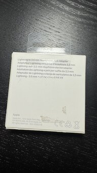 Originální redukce Lightning < Jack 3.5 mm - 3