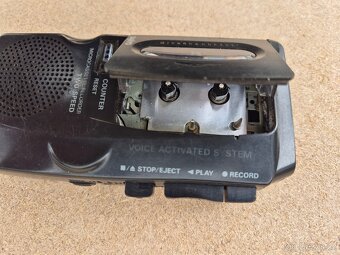 diktafon Sanyo, microcassette recorder, two-speed - 3