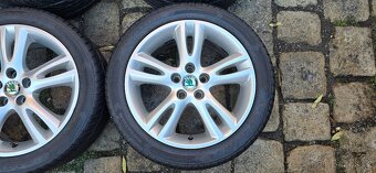16" lité disky Škoda 205/45/16 5x100, 6,5x16",ET43 -zašlu - 3