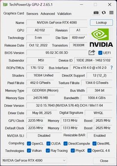 RTX MSI 4090 Suprim X 24GB - rezervováno - 3