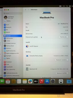 Apple MacBook Pro 13" M2 8GB 256GB SK 2022 Stříbrný - 3