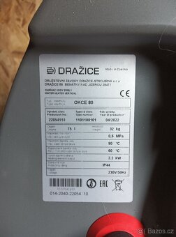 Elektrický bojler Dražice OKCE 80 jako nový - 3