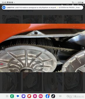 Variator Cf moto 850 Rv.2021 kompet s řemenem - 3