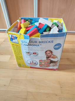 Dřevěné kostky 200 ks + jenga - 3