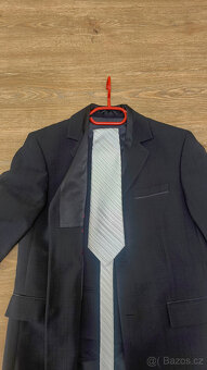 Společenský oblek, sako, vesta, kalhoty vel. 48 - 3
