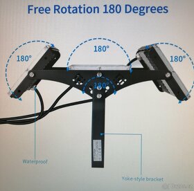 Směrově nastavitelný průmyslový LED reflektor (lampa, světlo - 3