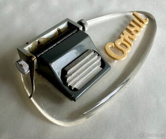 Staré RETRO těžítko CONSUL psací stroj ČSSR - 3