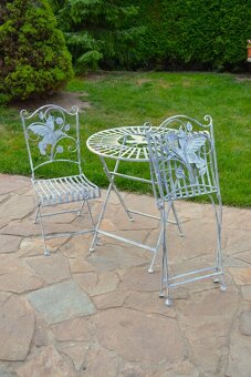 Kovový set PROVENCE - šedá - 3