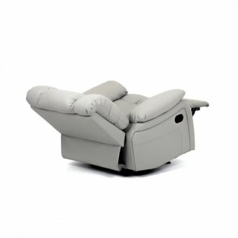 Relaxační křeslo, kojící křeslo, béžová ekokůže, TV-4075 - 3