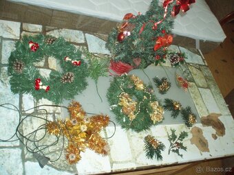 vánoční dekorace - viz foto- cena za celek - 3