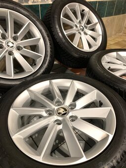 Alu kola Škoda R16 5X112 ZIMNÍ PNEU 205/55 R16 7mm - 3
