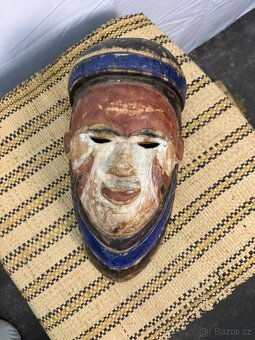 Africká maska kmen Punu, Gabon (603041) - 3
