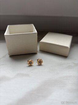 Zlaté náušnice 585 1,21g - 3