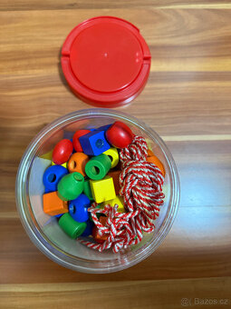 Dřevěné korálky na navlékání - 3