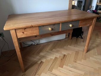 Stůl masiv - starožitný lehce renovovaný - 3