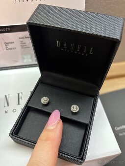 Zlaté briliantové náušnice - 3