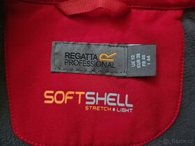 Červená softshellova bunda Regatta vel 38,nosena málo, je dl - 3