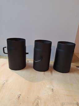 Kourovod, kolena,rure,rozety,zdera na kotle,krby,kamna - 3