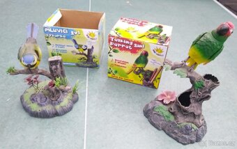 Zpívající ptáček s originál krabicí - dva kusy - 3
