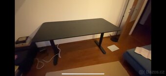 Elektrický polohovací stůl IKEA BEKANT 160x80 cm černý - 3