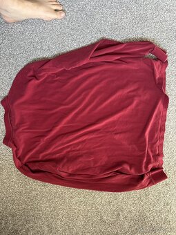 GANT červené polo tričko s dlouhým rukávem, vel. 3XL - 3