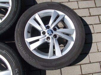 5x100 R15 orig ŠKODA s PNEU 185/60R15 - 3