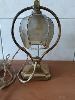 Starožitná mosazná lampa - 3